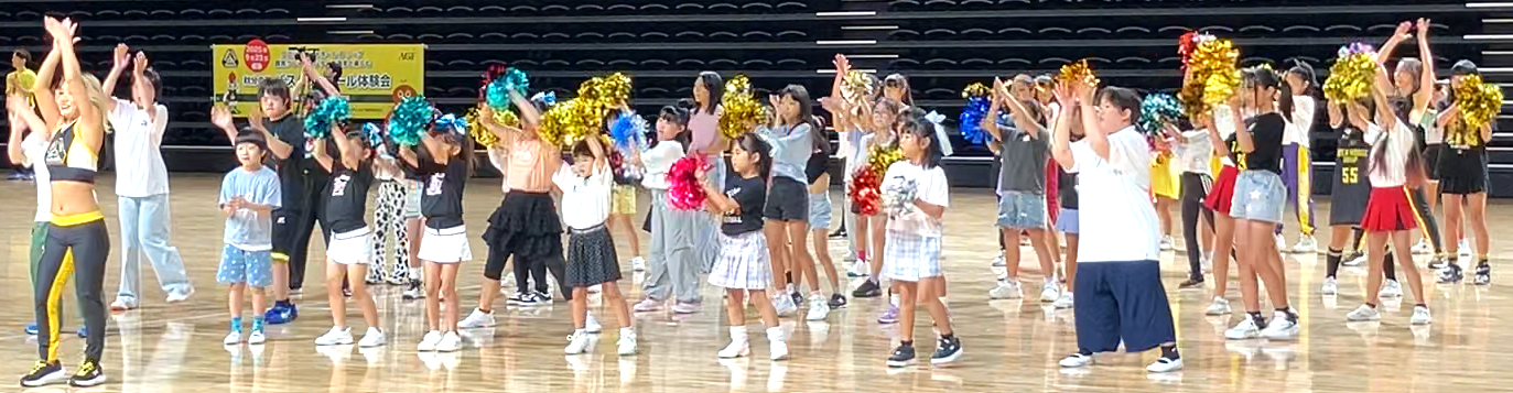 サンダーガールズによる「チアダンス体験会」