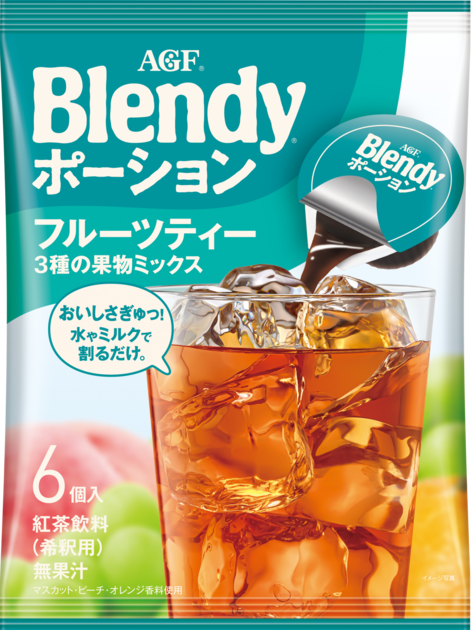 ブレンディ®」 ポーション フルーツティー 3種の果物ミックス6個