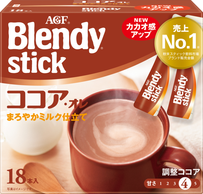 「ブレンディ®」　スティック　ココア・オレ１８本