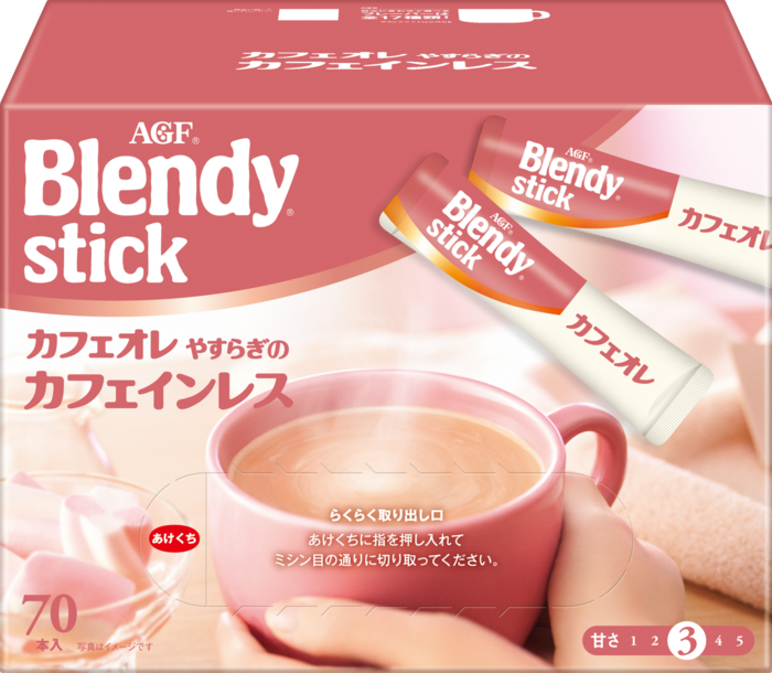 「ブレンディ®」　スティック　カフェオレ　やすらぎのカフェインレス７０本