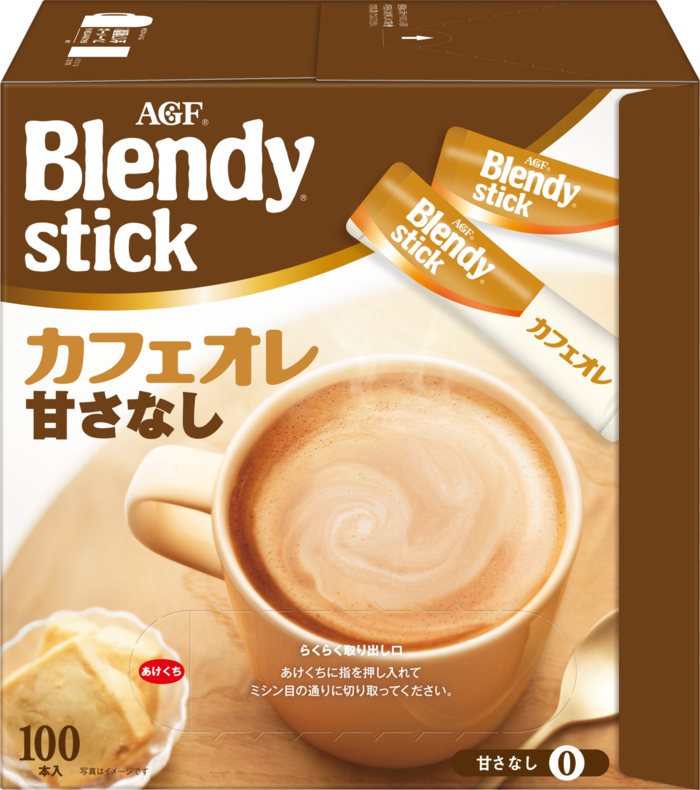「ブレンディ®」　スティック　カフェオレ　甘さなし１００本