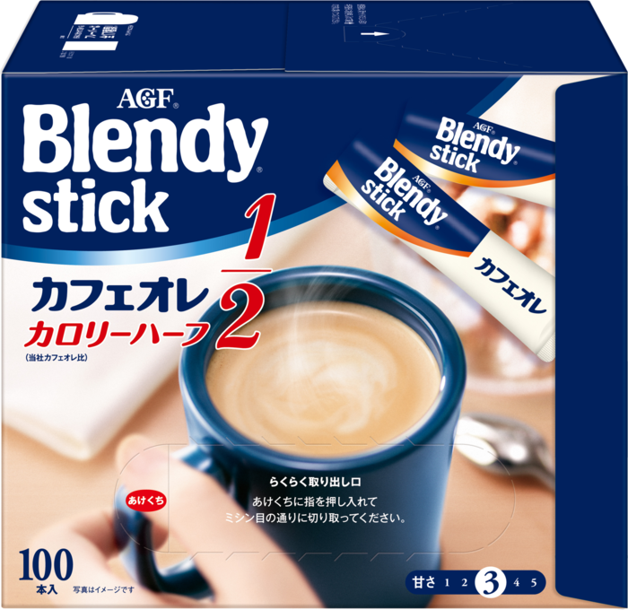 「ブレンディ®」　スティック　カフェオレ　カロリーハーフ１００本