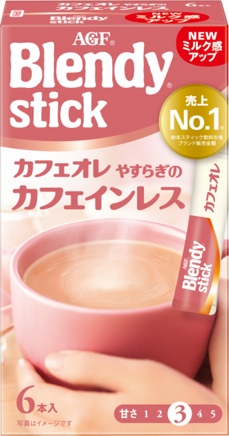 ブレンディ®」 スティック カフェオレ やすらぎのカフェインレス6本