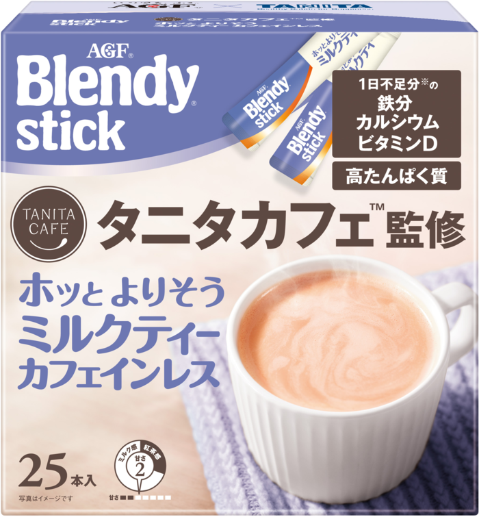「ブレンディ®」　スティック　タニタカフェ™監修　ホッとよりそうミルクティー　カフェインレス２５本