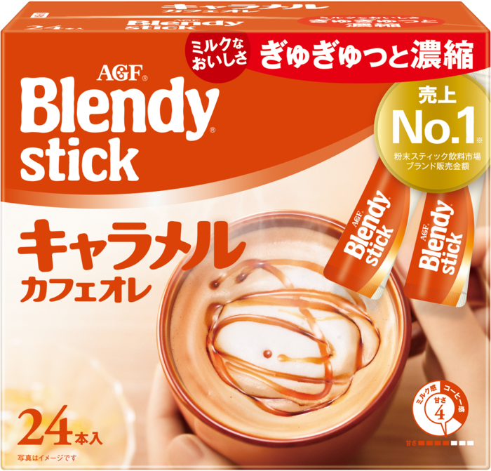 「ブレンディ®」　スティック　キャラメルカフェオレ２４本