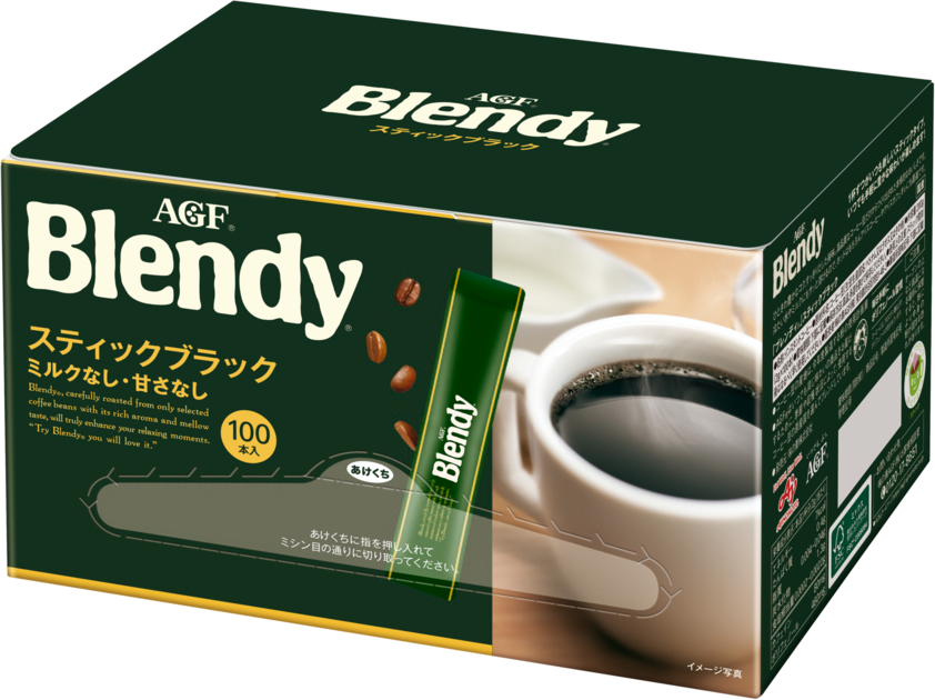 AGF ブレンディ　スティックブラック　100本入り　6箱セット 通販限定 | 「ブレンディ®」 スティックブラック100本