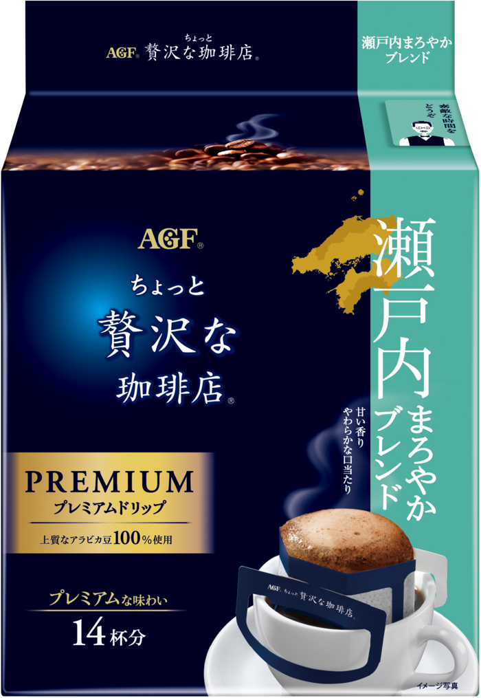 「ちょっと贅沢な珈琲店®」　プレミアムドリップ　瀬戸内まろやかブレンド１４袋
