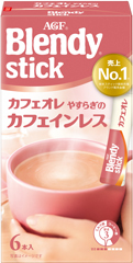 「ブレンディ®」 スティック カフェオレ やすらぎのカフェインレス６本