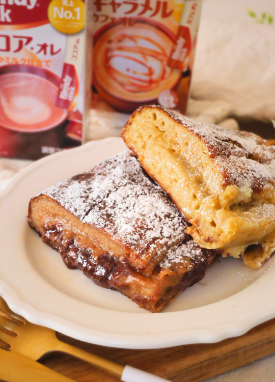 餅チョコフレンチトースト