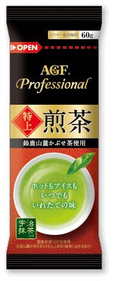 AGF Professional　上煎茶 60g ×20本 AGFプロフェッショナル 給茶機用パウダー茶 AGF煎茶さわやか