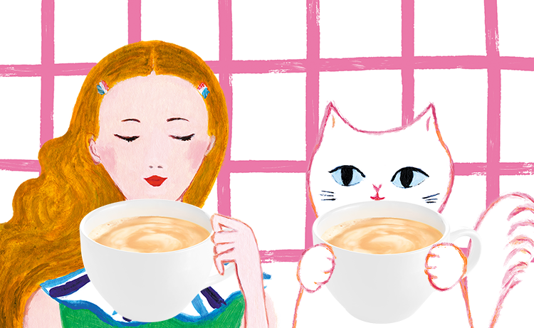 イメージ：おうちで贅沢、ぐうたら紅茶。キャンペーン
