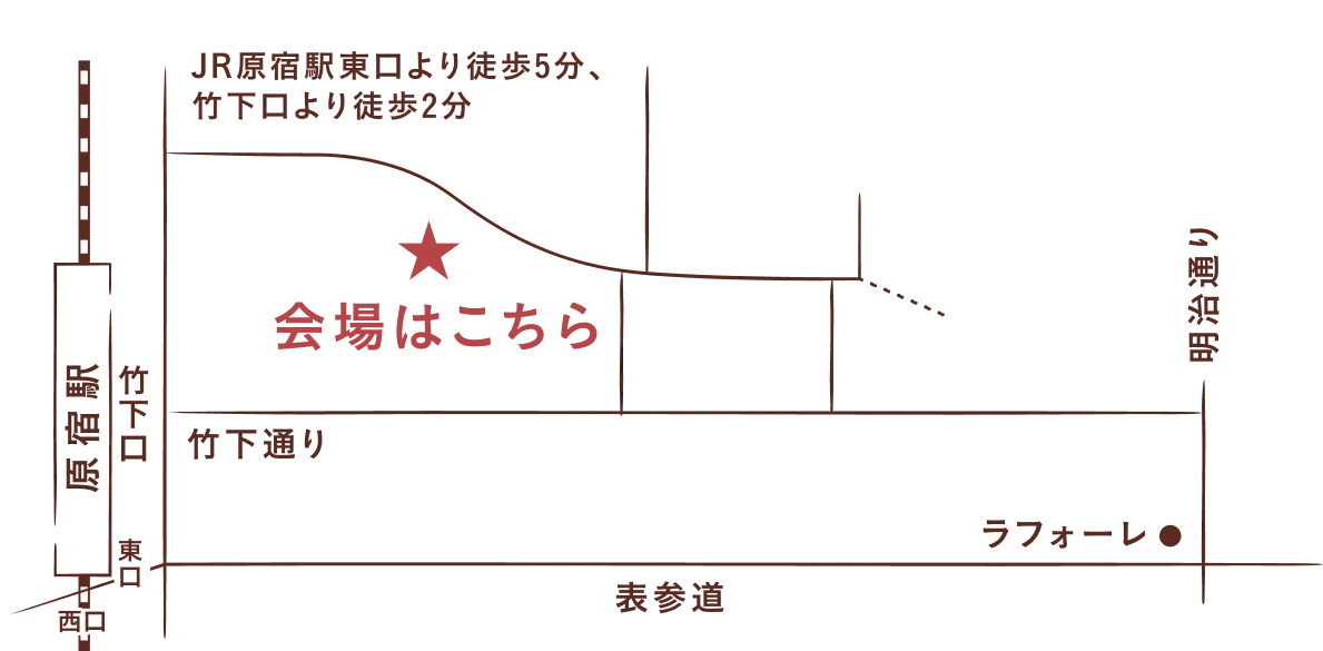 会場までの地図画像