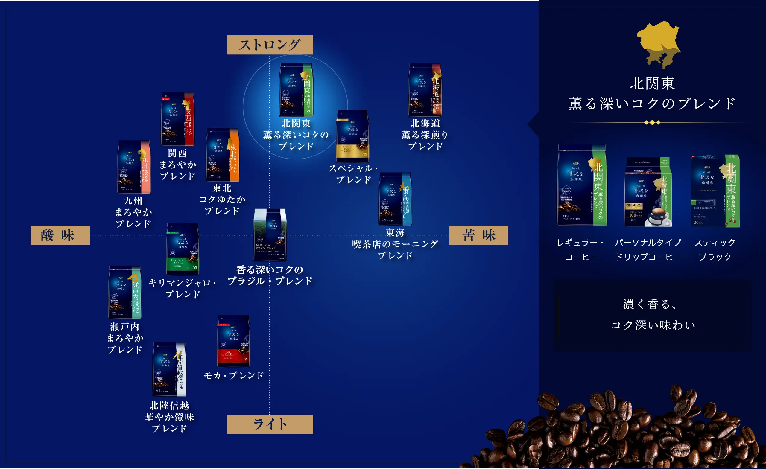 北関東 薫る深いコクのブレンド