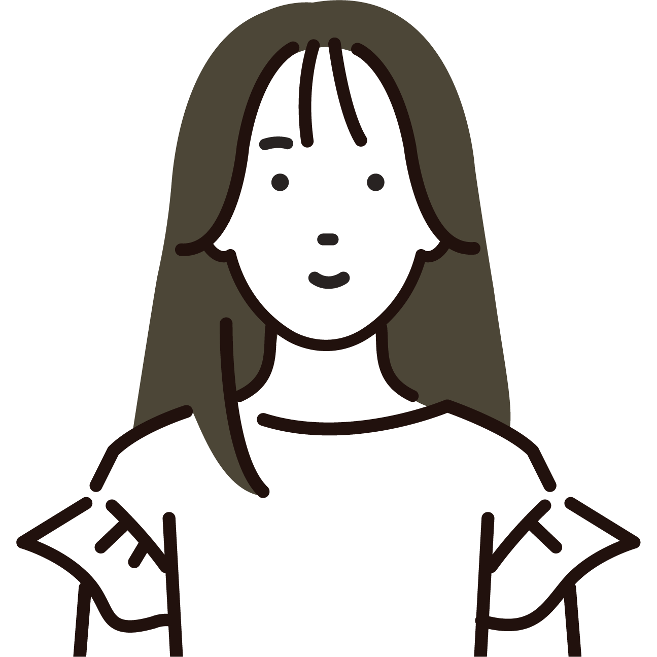スーツを着用した男性のイラスト