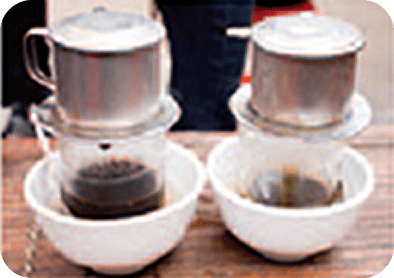 ベトナムのコーヒースタイル研究の様子
