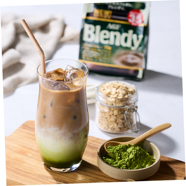 抹茶コーヒーラテ